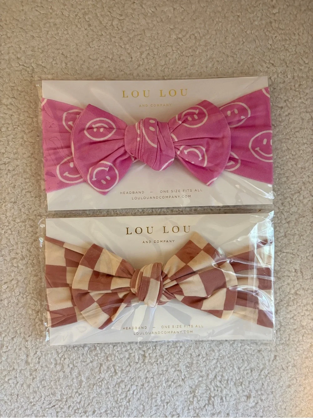 NWT Set of 2 Lou Lou & Company Bow Headbands
